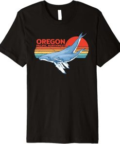 Humpback Whale Retro Vintage 80s Premium T-Shirt